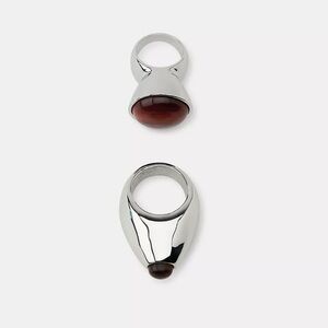 Zara 2-packs of Stone Rings